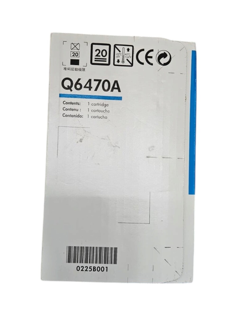 NIB Genuine HP 501A Q6470A Black Toner Cartridge OEM LaserJet 3600 3800 CP3505